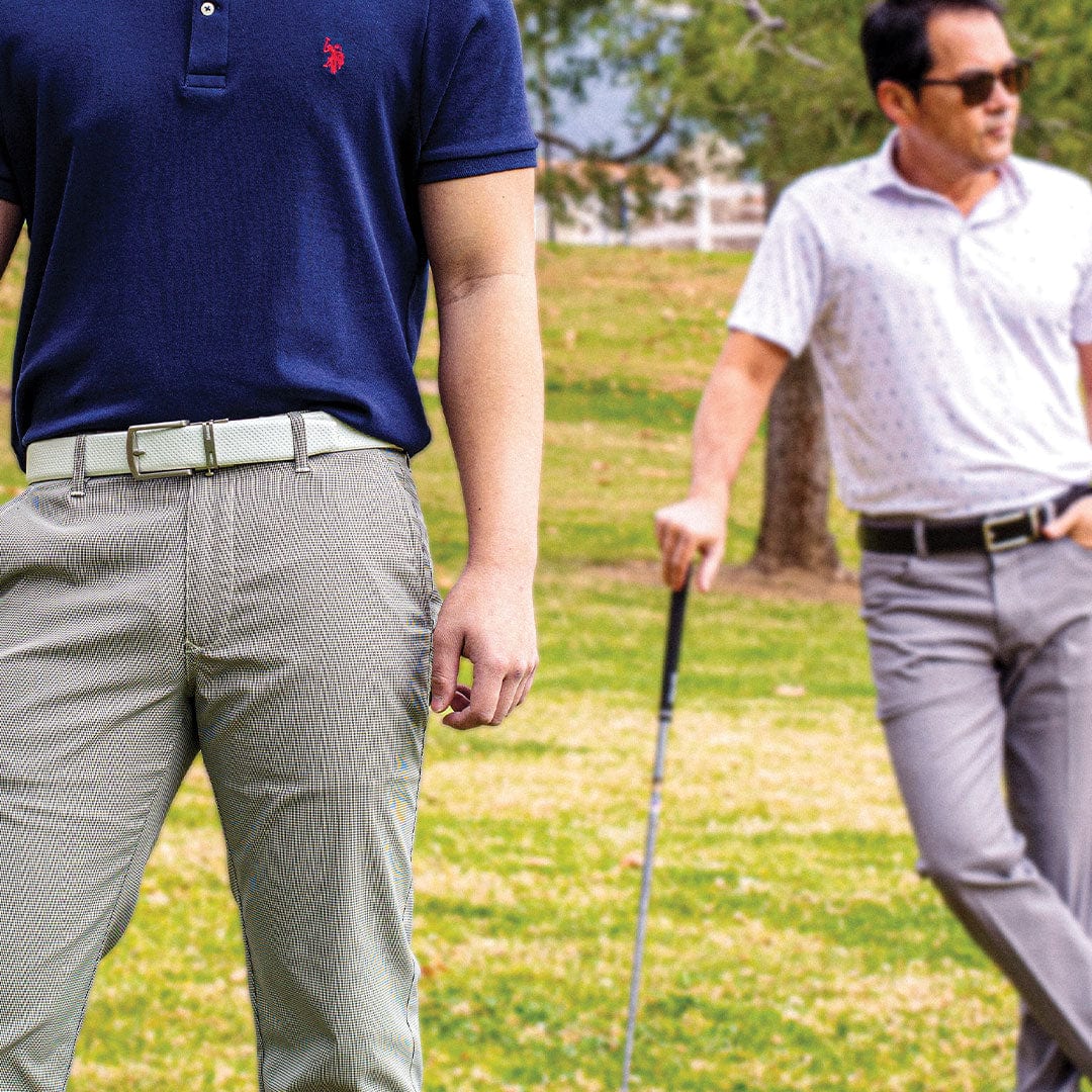 Birdie Matte White Golf Ratchet Belt 1.38" [35mm] - Image 2
