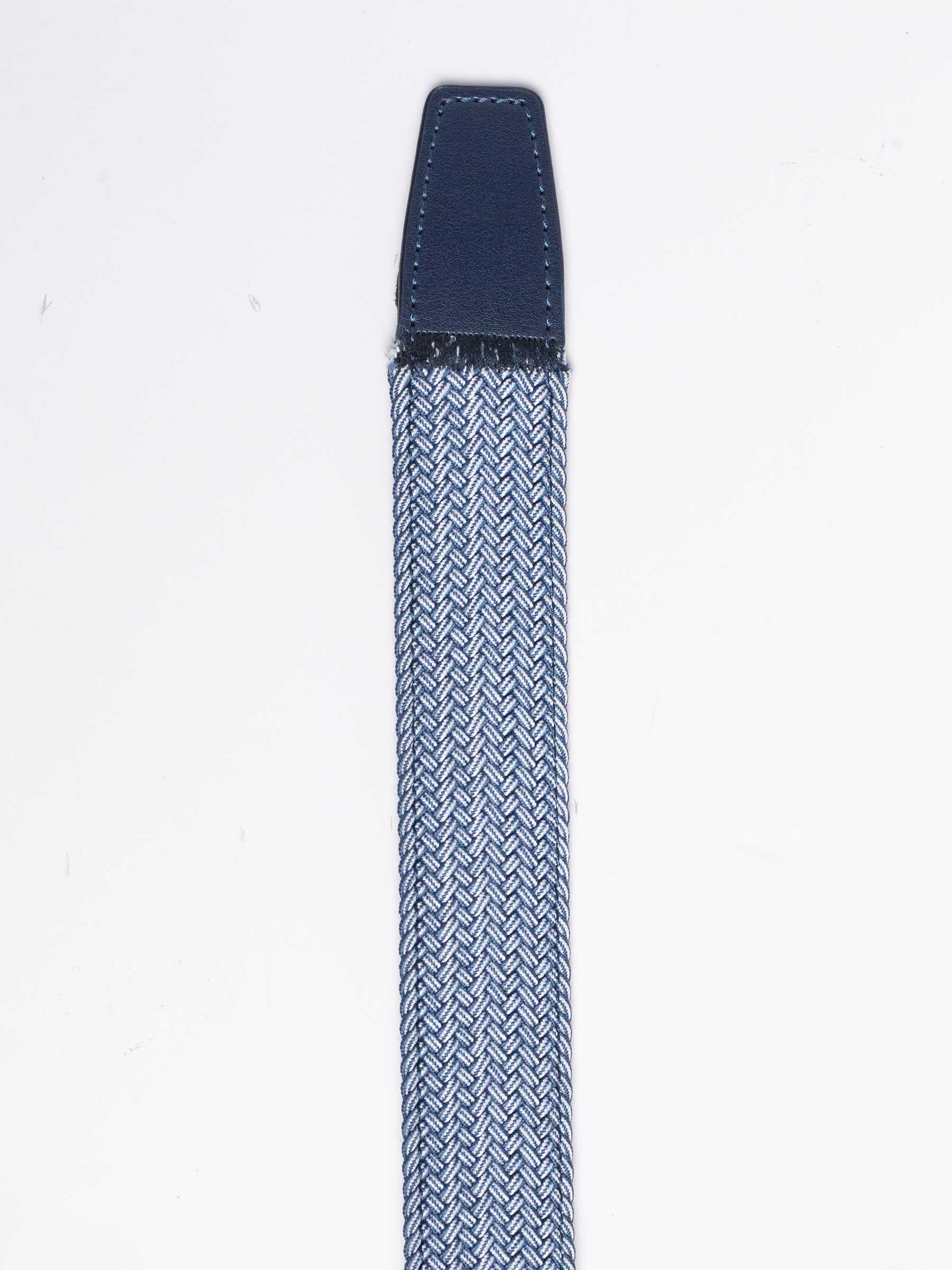 Braided Blue Cord Golf Ratchet Belt 1.38" [35mm] - Image 5