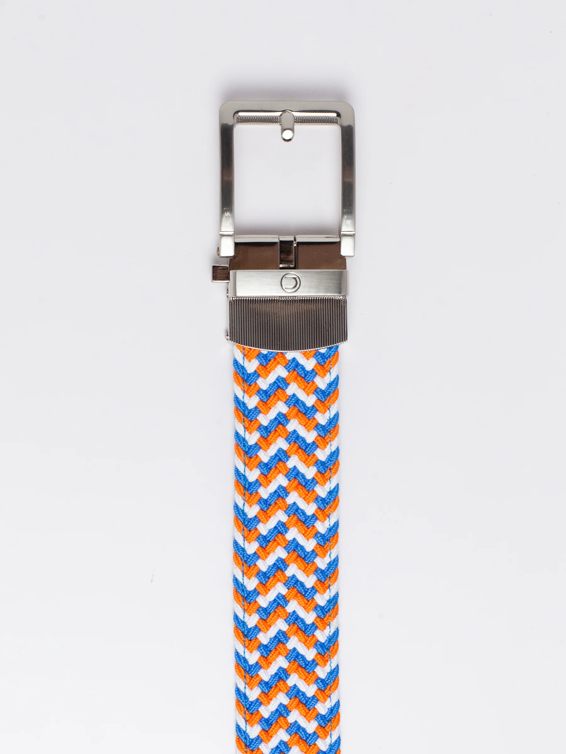 Braided Blue & Orange Golf Ratchet Belt 1.38" [35mm] - Image 5
