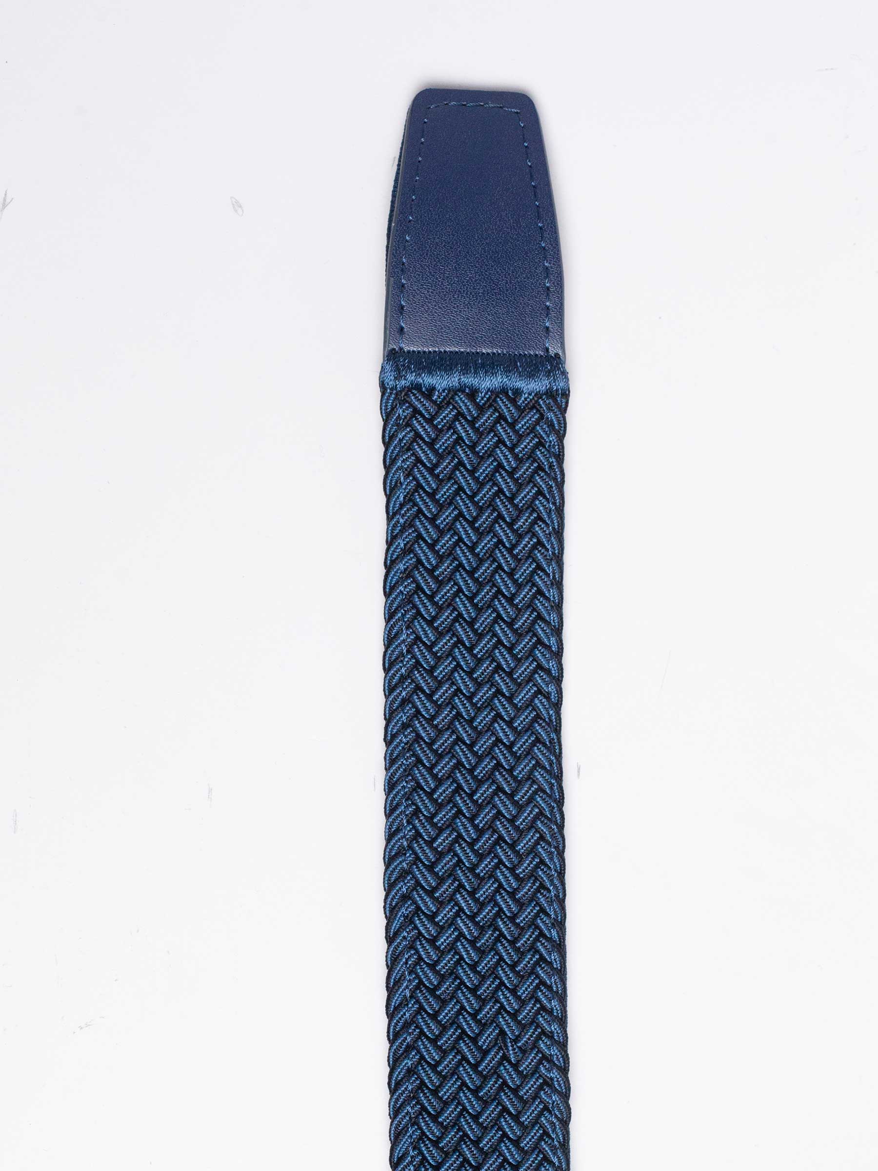 Braided Navy Cord Golf Ratchet Belt 1.38" [35mm] - Image 3