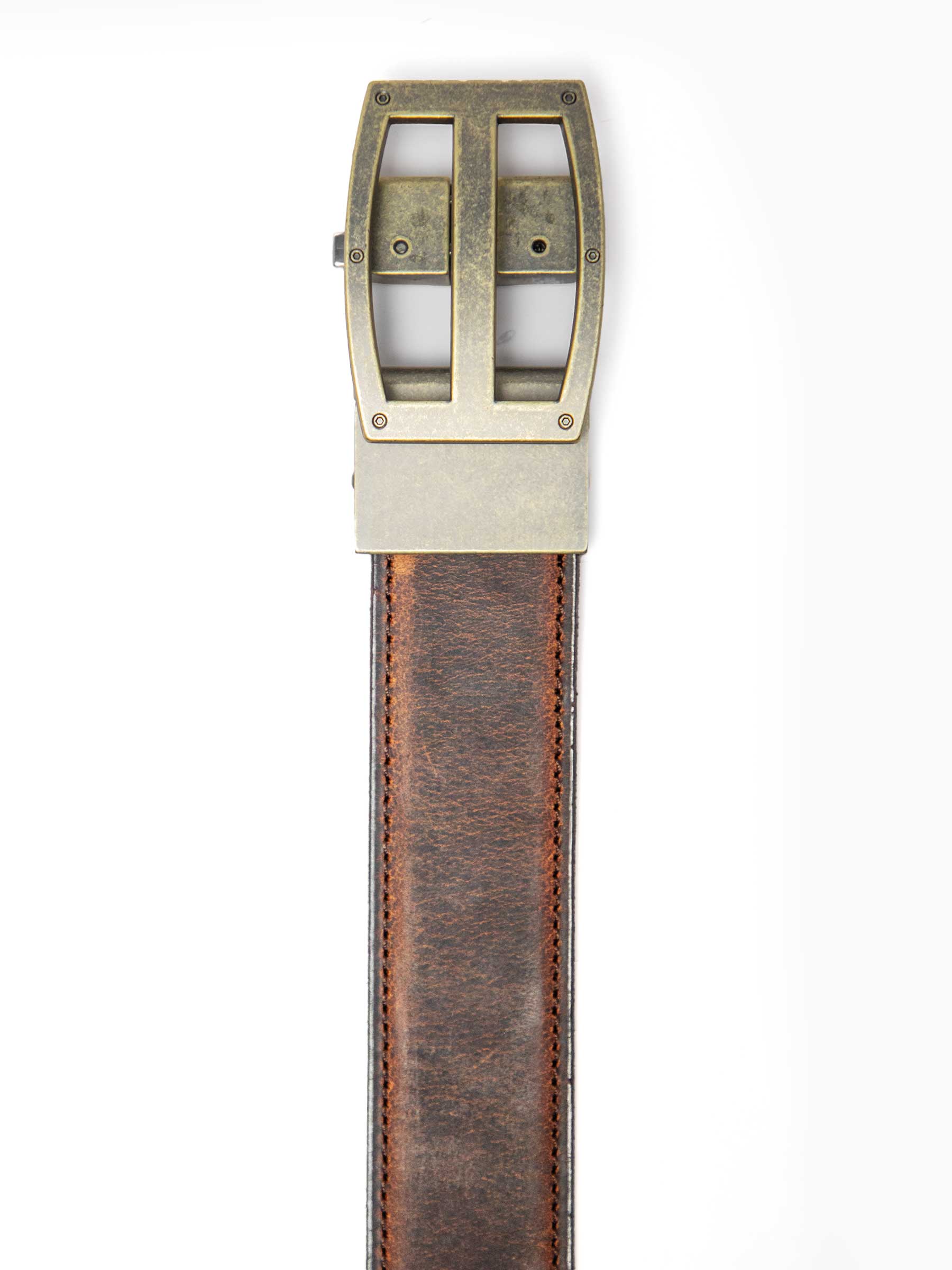 Titan Ironhide Brown Crazy Horse EDC Ratchet Belt 1.5" [38mm] - Image 4