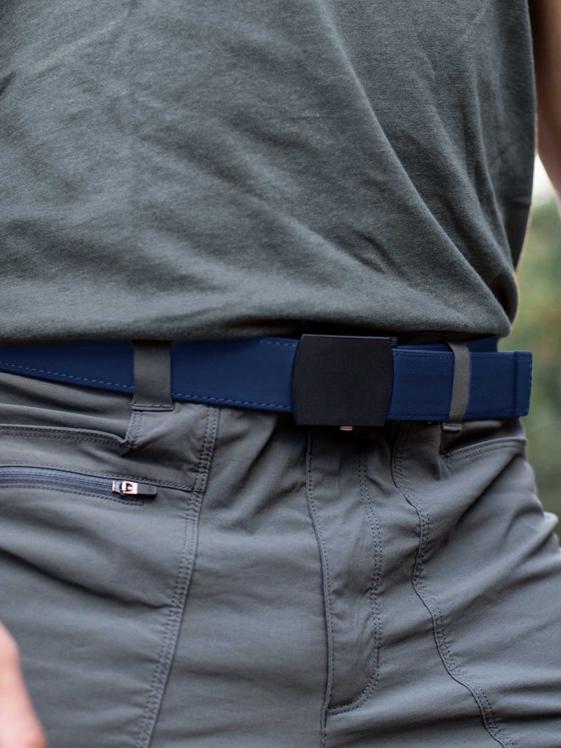 Explorer Smooth Navy Ratchet Belt 1.38" [35mm] - Image 3