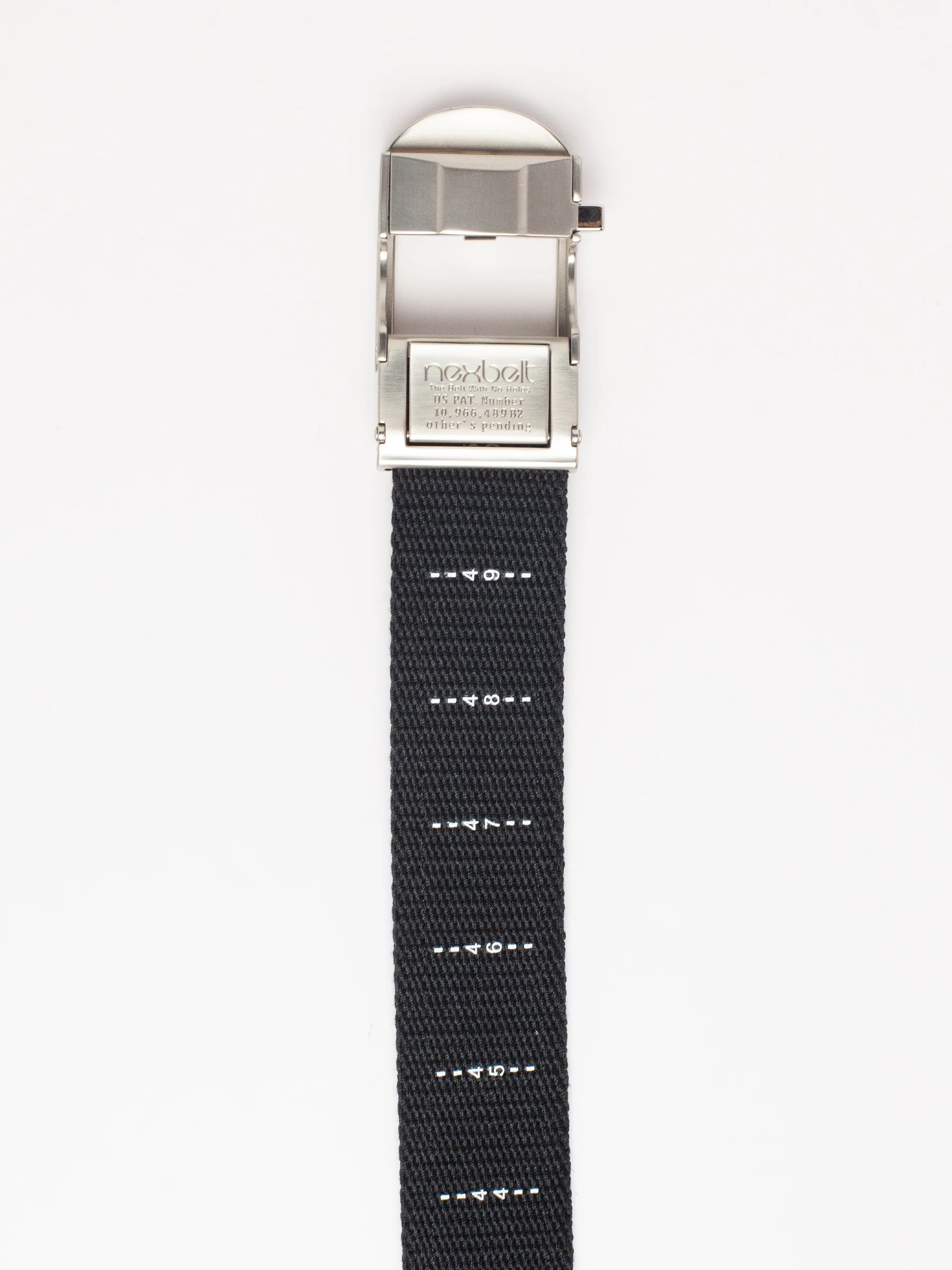 Grizzly & Moose Black Outdoor Ribbon Ratchet Belt 1.38" [35mm] - Image 5