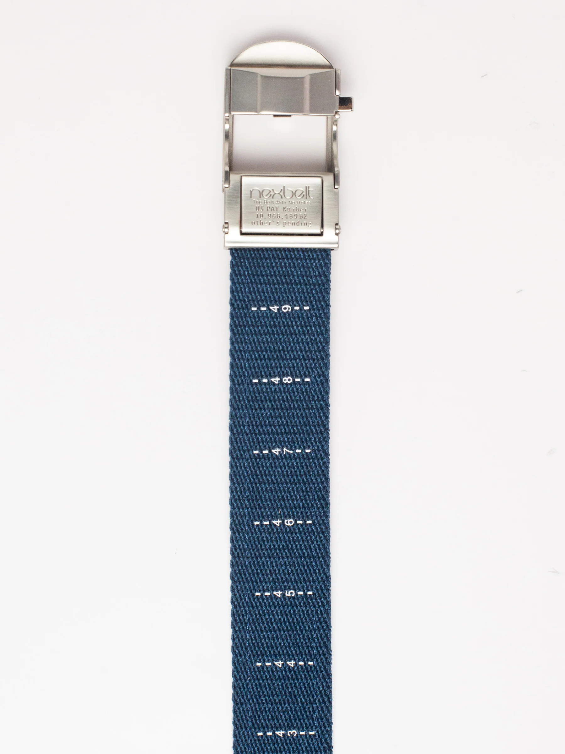 Hunter Navy Outdoor Ribbon Ratchet Belt 1.38" [35mm] - Image 5