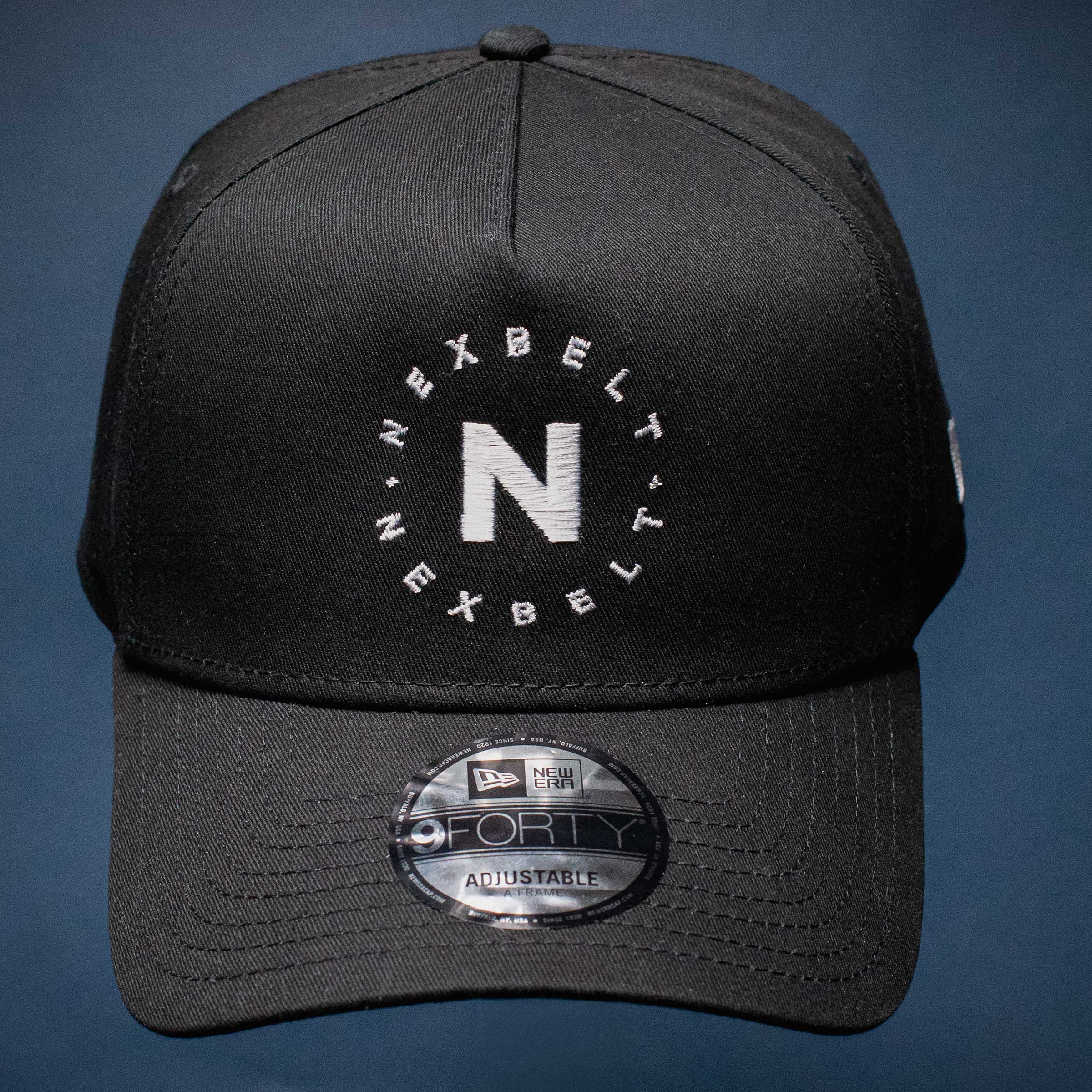 Nexbelt Circle Logo New Era 9FORTY Snapback Hat - Black - Image 3