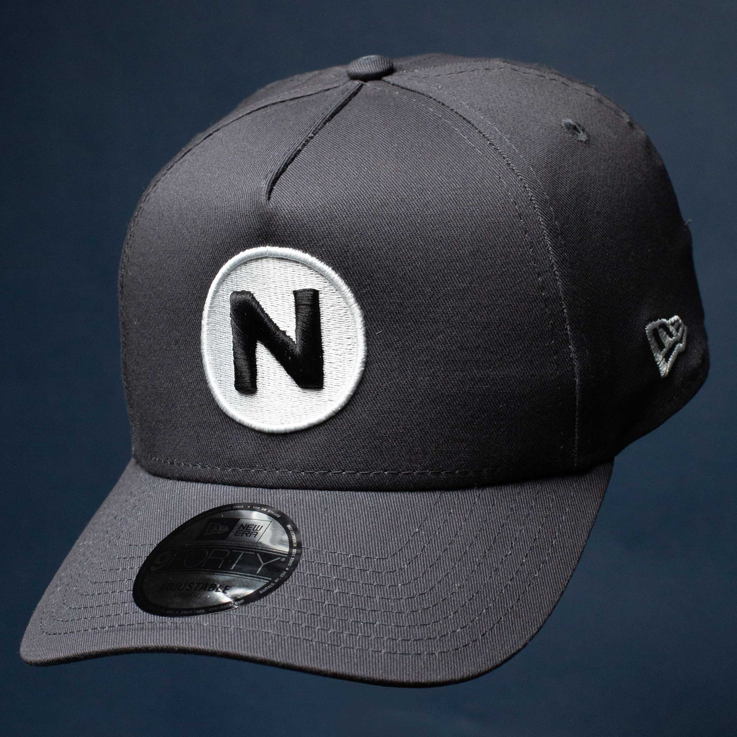 Nexbelt Icon Logo New Era 9FORTY Snapback Hat – Graphite - Image 2