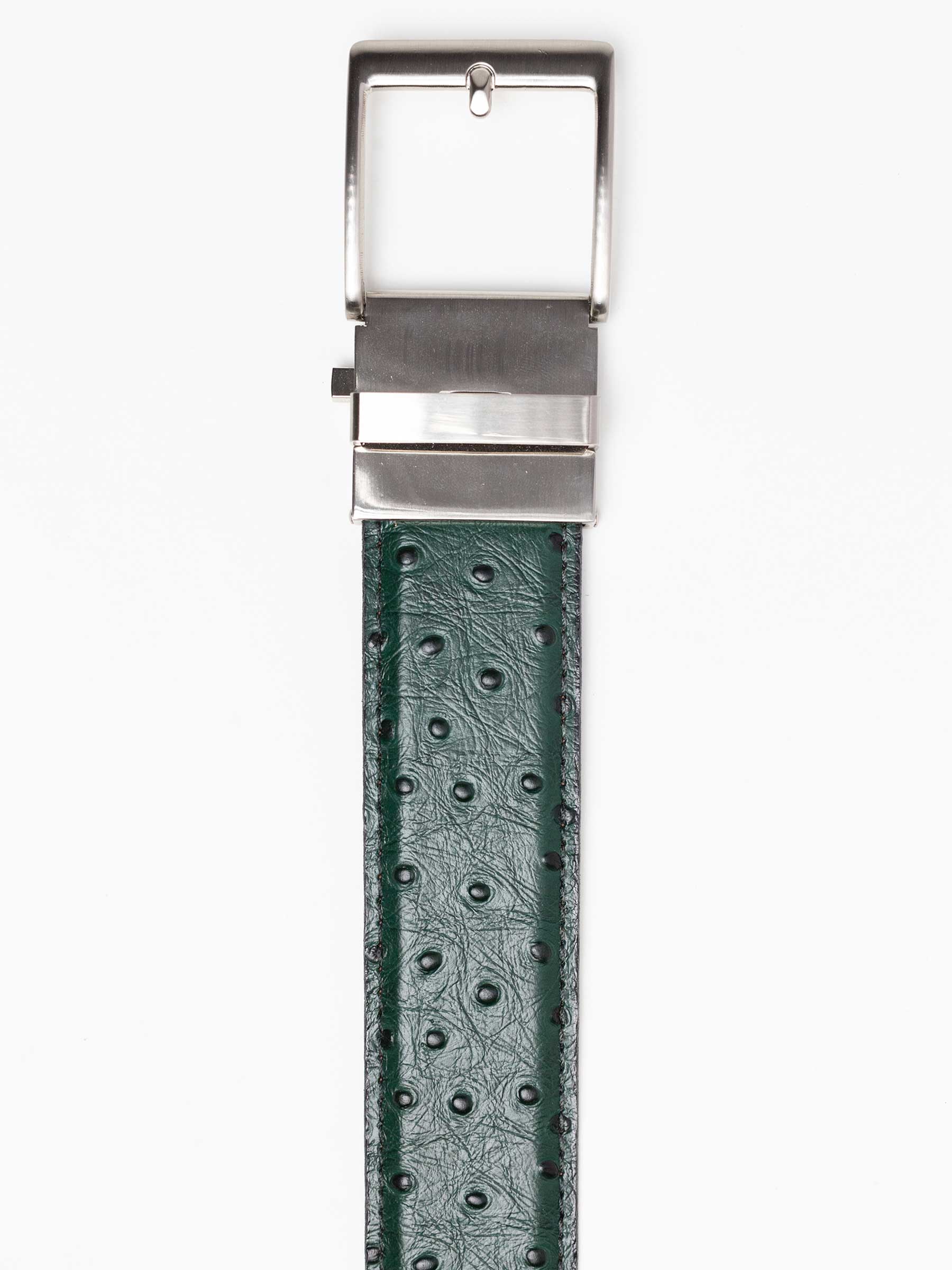 Ostrich Emerald Green Ratchet Belt 1.575" [40mm] - Image 3