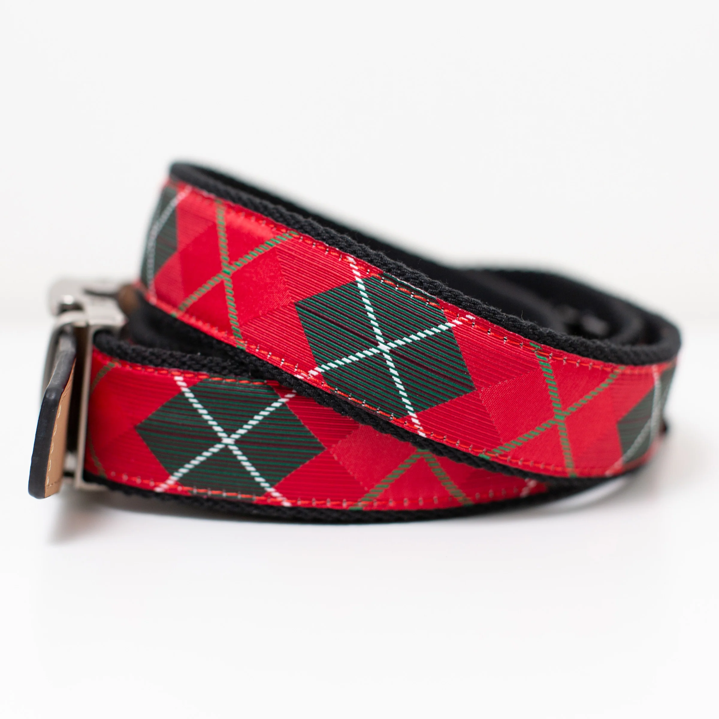 The Holiday Argyle Ribbon Ratchet Belt 1.38" [35mm] - Image 2
