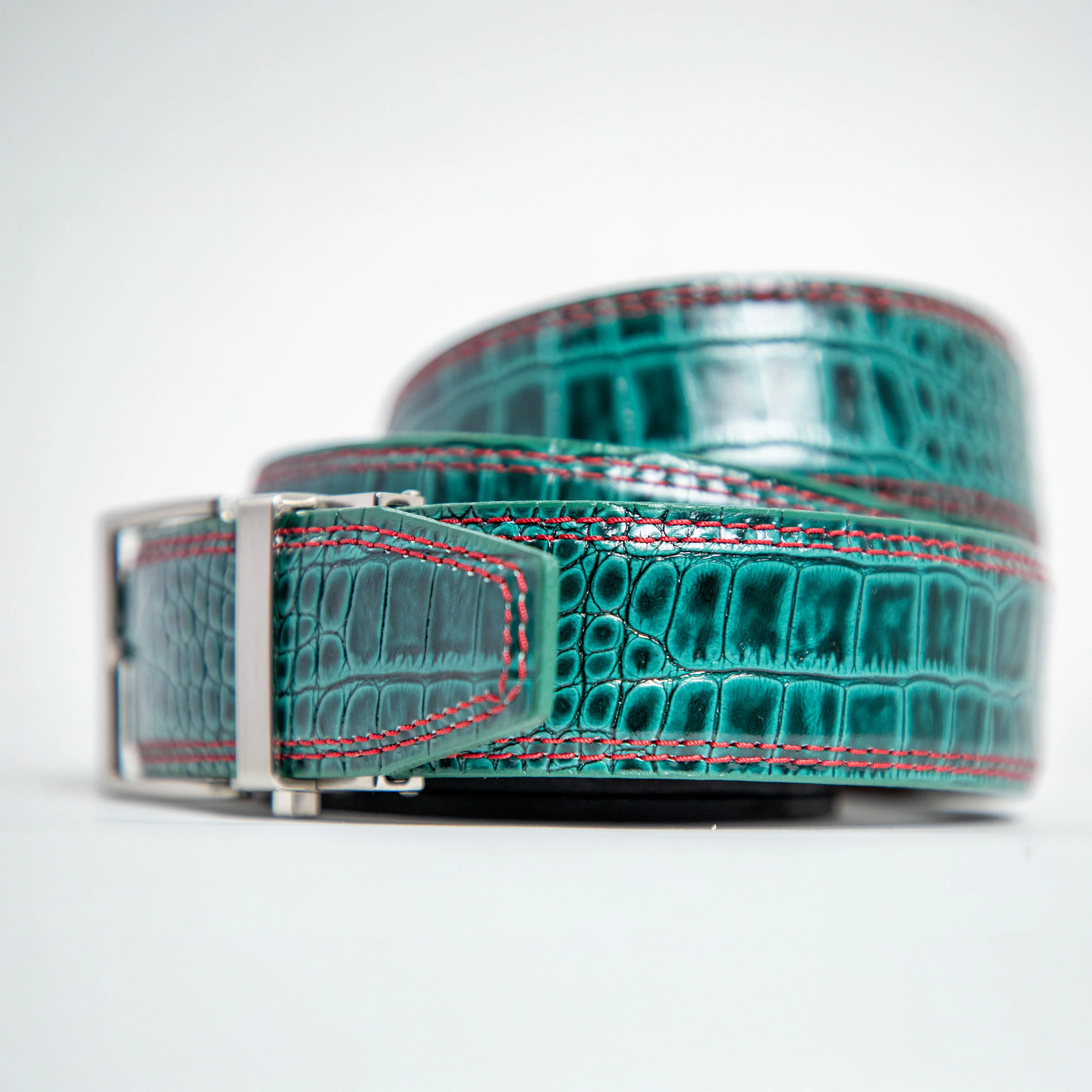 The Kringle Luxe Luxury Ratchet Belt 1.575" [40mm] | Limited Edition Holiday Elegance - Image 2
