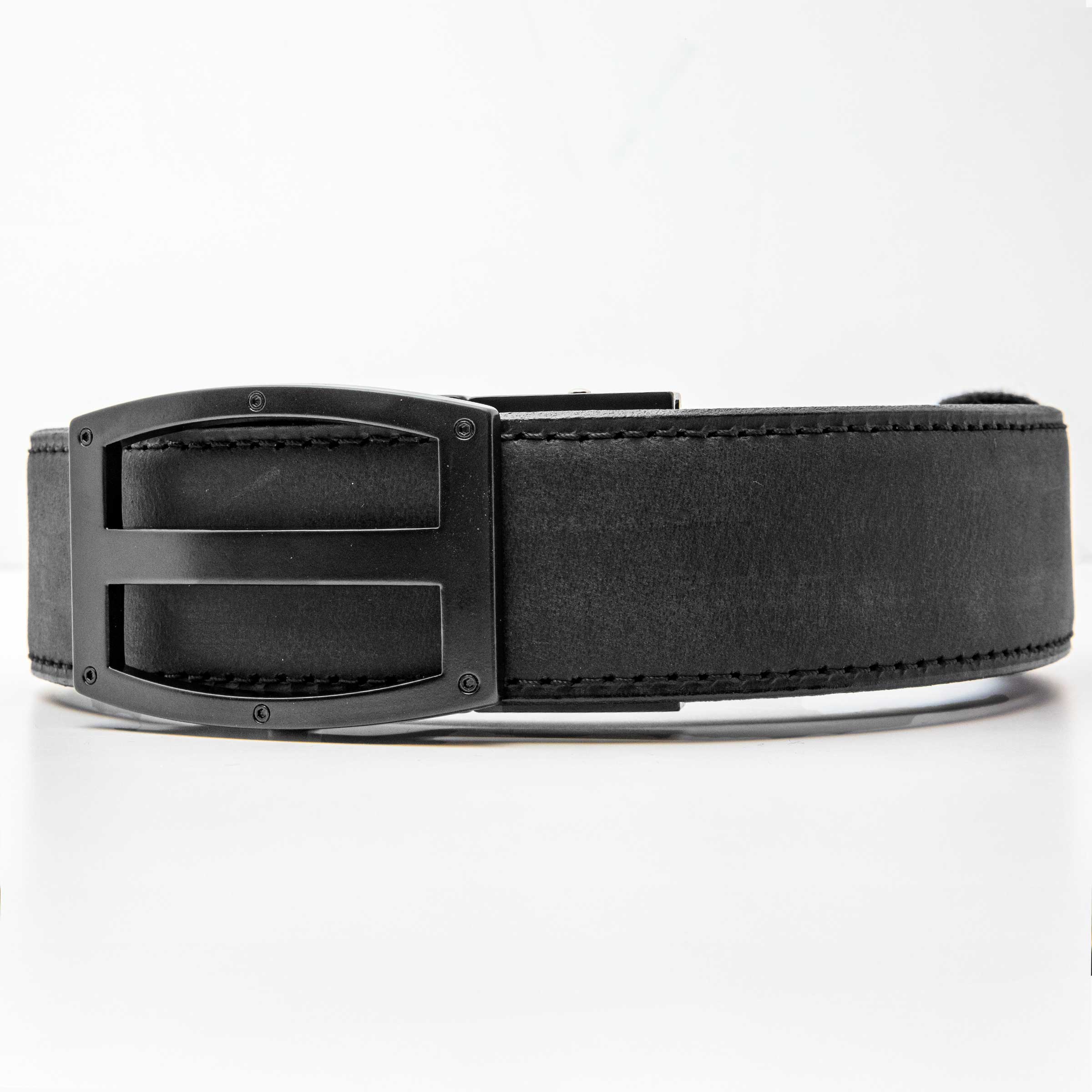 Titan Ironhide Black Crazy Horse EDC Ratchet Belt 1.5" [38mm] - Image 2
